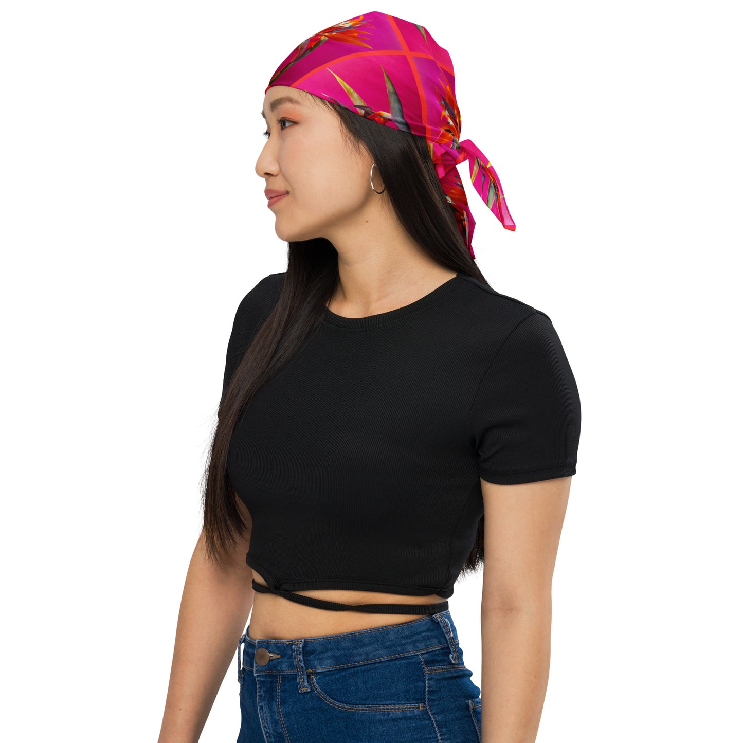 Florescence Pink Paradise Multi All-over print bandana