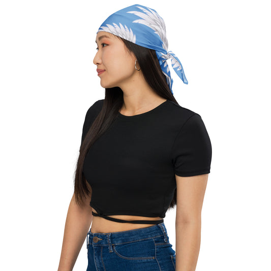 Wings Baby Blue All-over print bandana