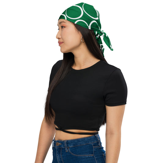 Infinity Emerlad Green All-over print bandana