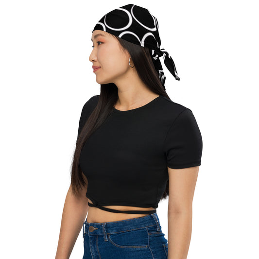 Monochrome Infinity All-over print bandana