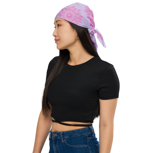 Mandala Logo Lilac Pink All-over print bandana