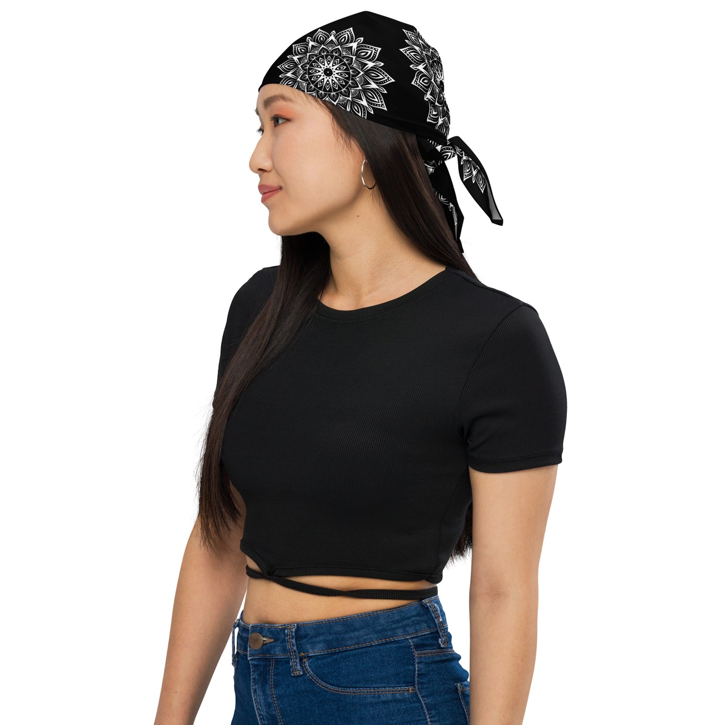 Mandala Logo Monochrome All-over print bandana