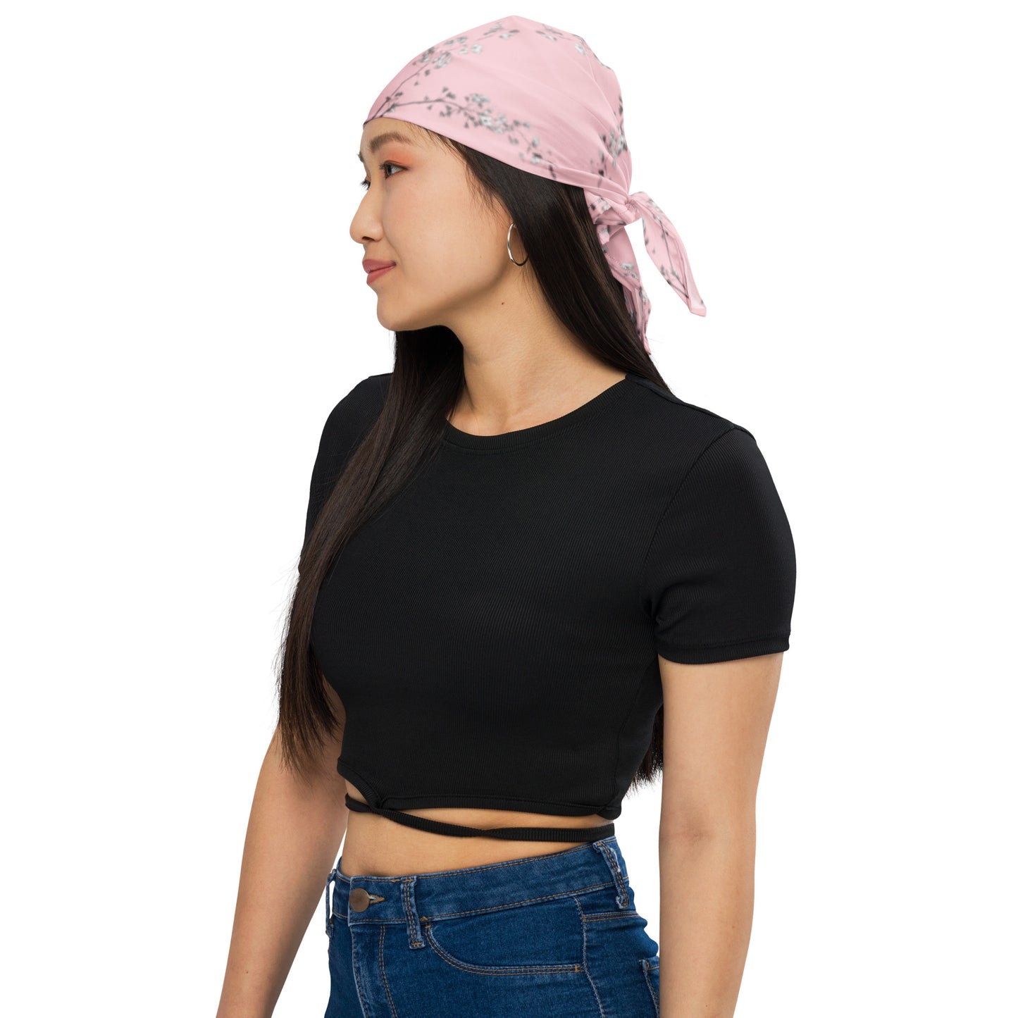 Spring Blossom Baby Pink All-over print bandana