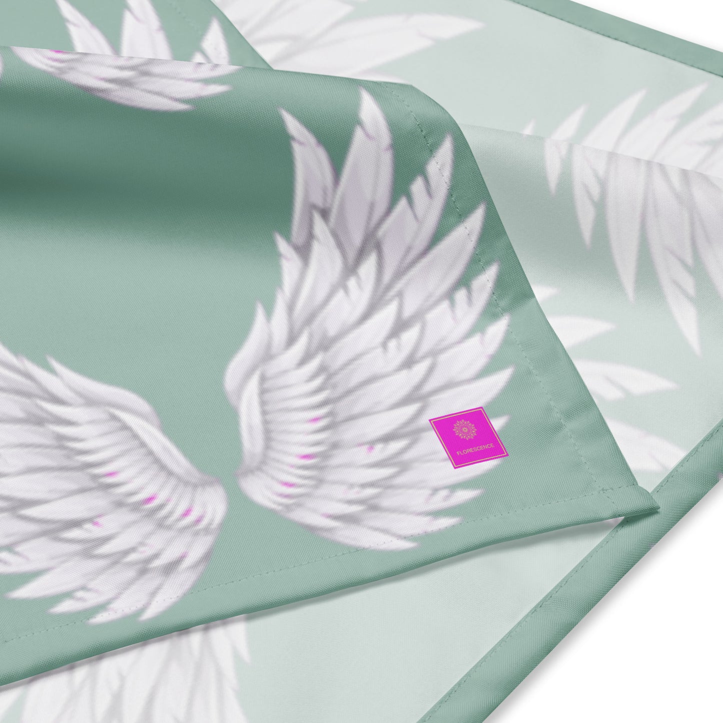 Wings Eau de Nil All-over print bandana