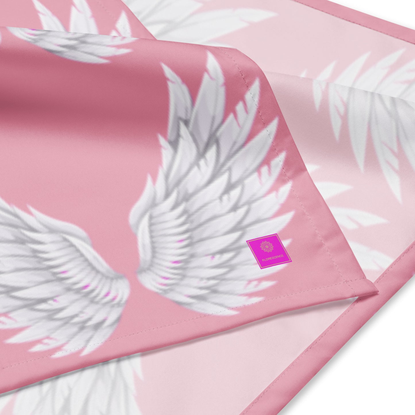 Wings Baby Pink All-over print bandana