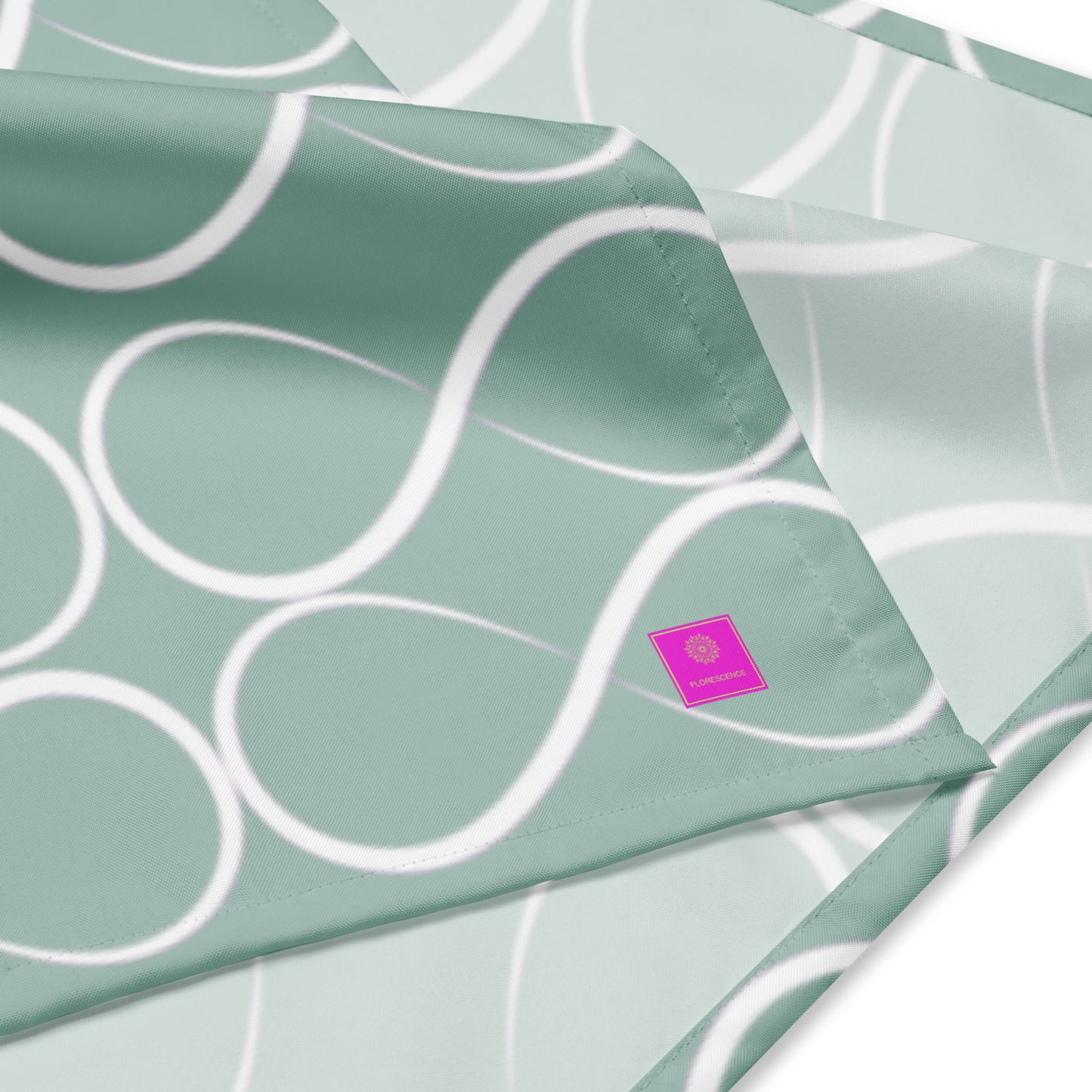 Infinity Eau de Nil All-over print bandana