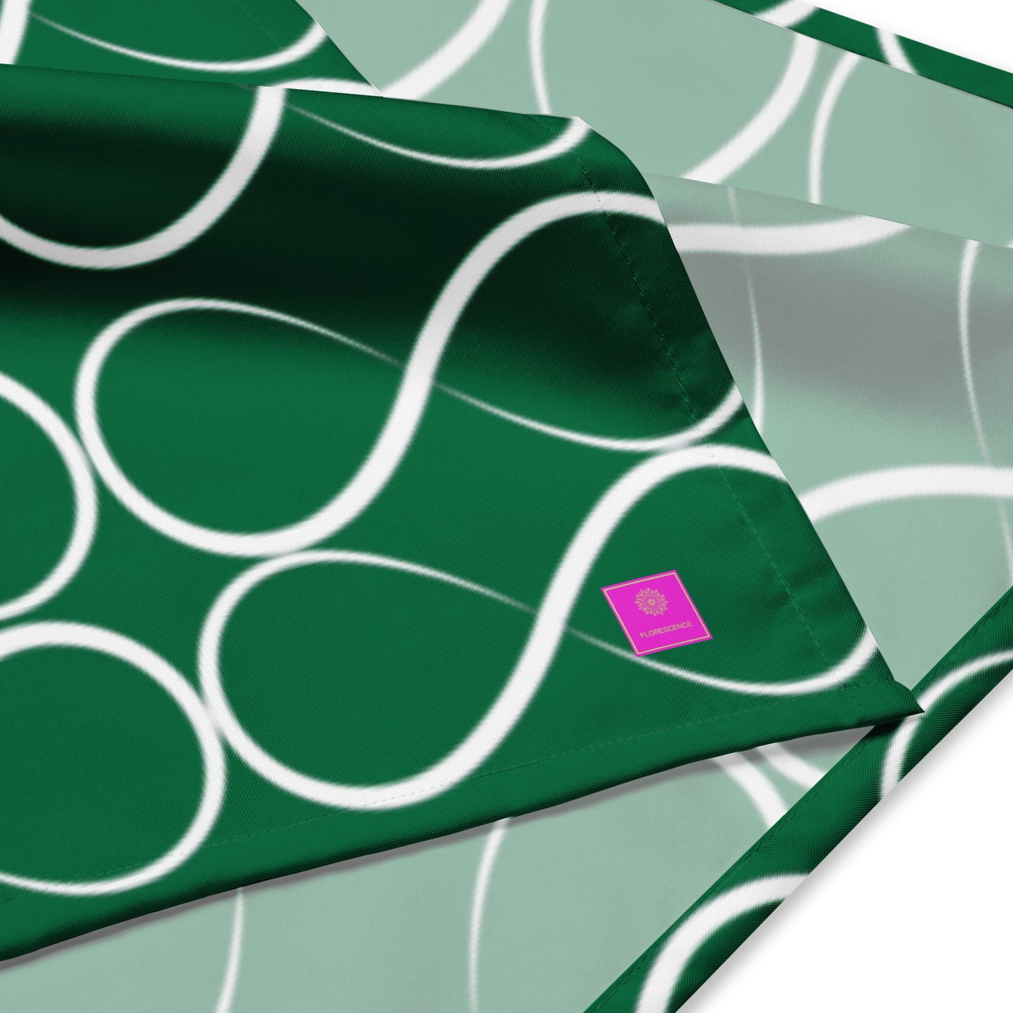 Infinity Emerald Green All-over print bandana