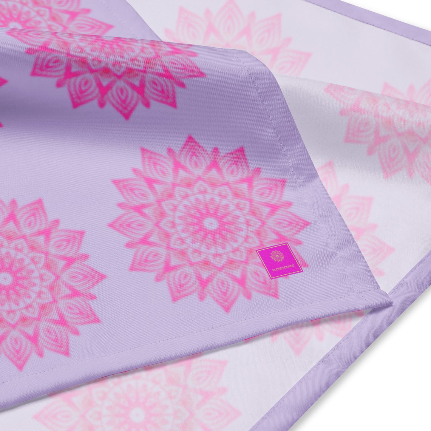 Mandala Logo Lilac Pink All-over print bandana