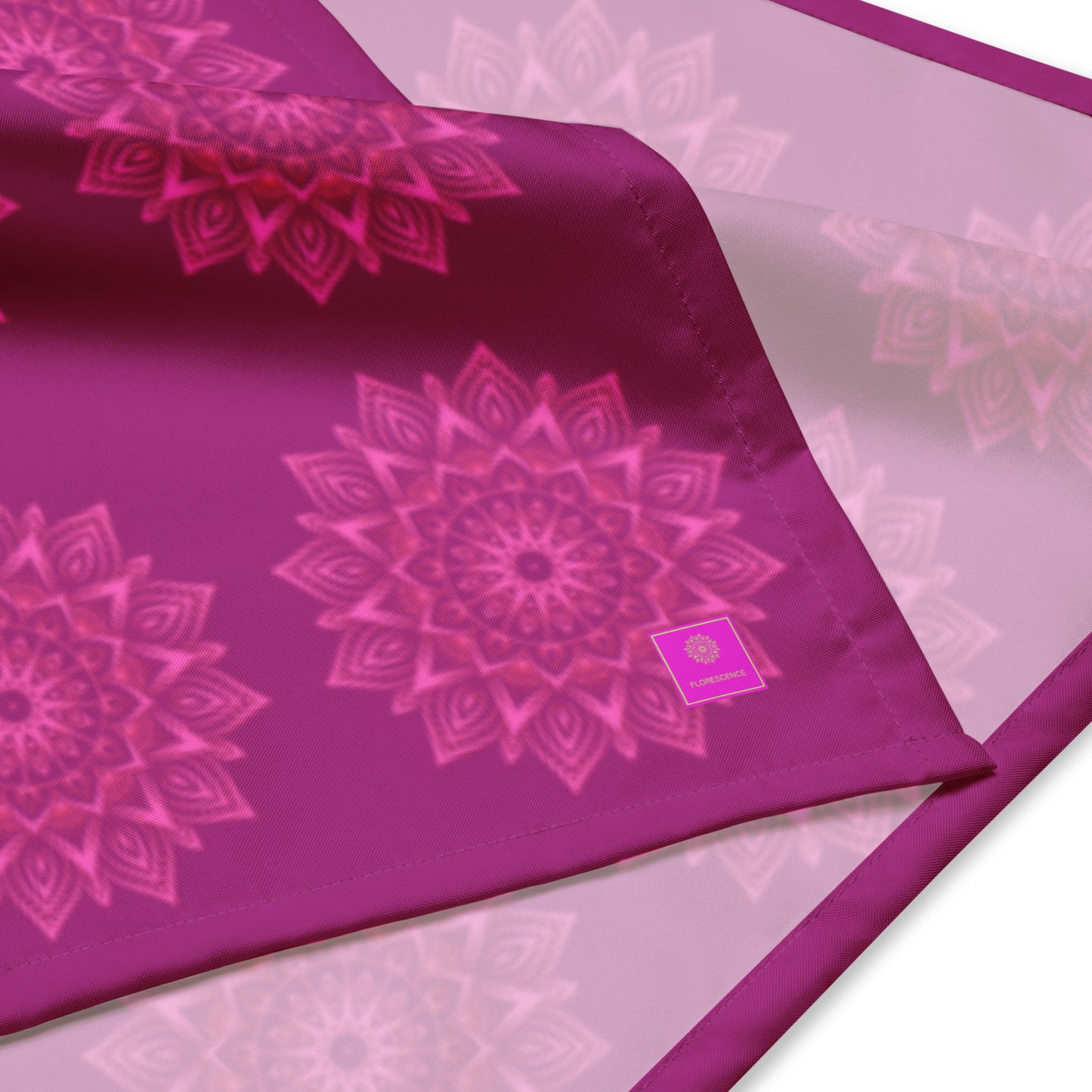 Mandala Logo Mulberry Pink All-over print bandana