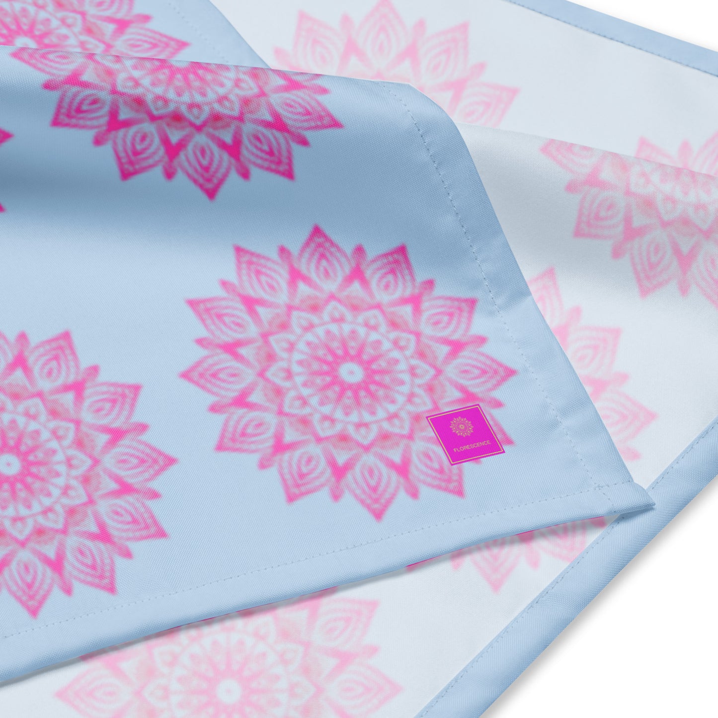 Mandala Logo Blue Pink All-over print bandana