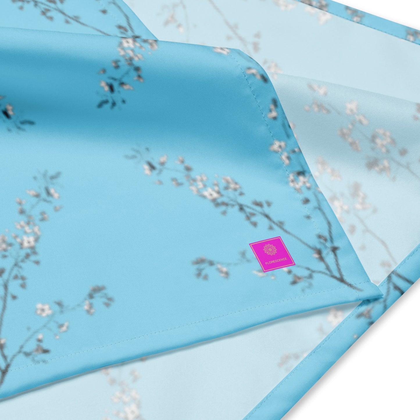 Spring Blossom Baby Blue  All-over print bandana