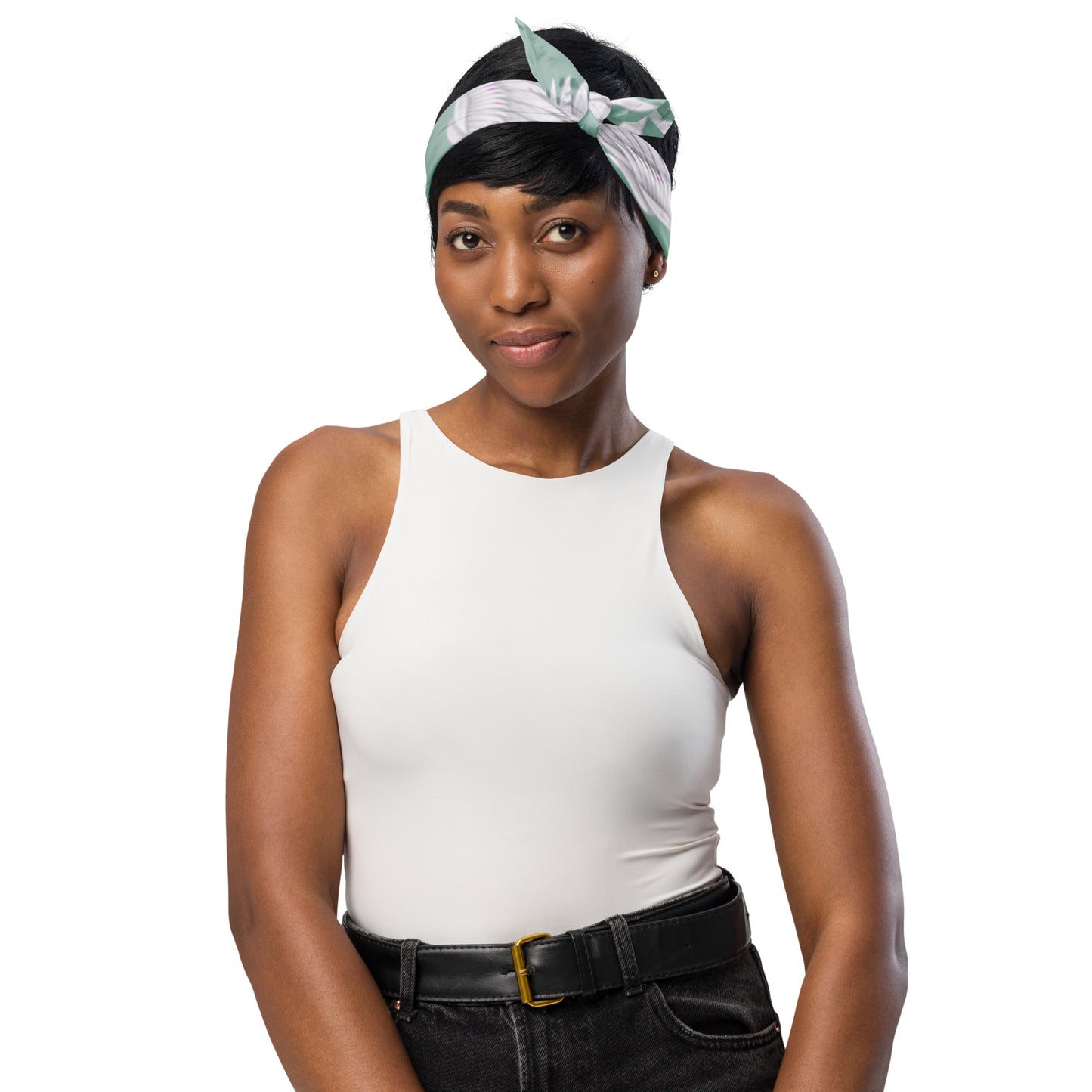 Wings Eau de Nil All-over print bandana