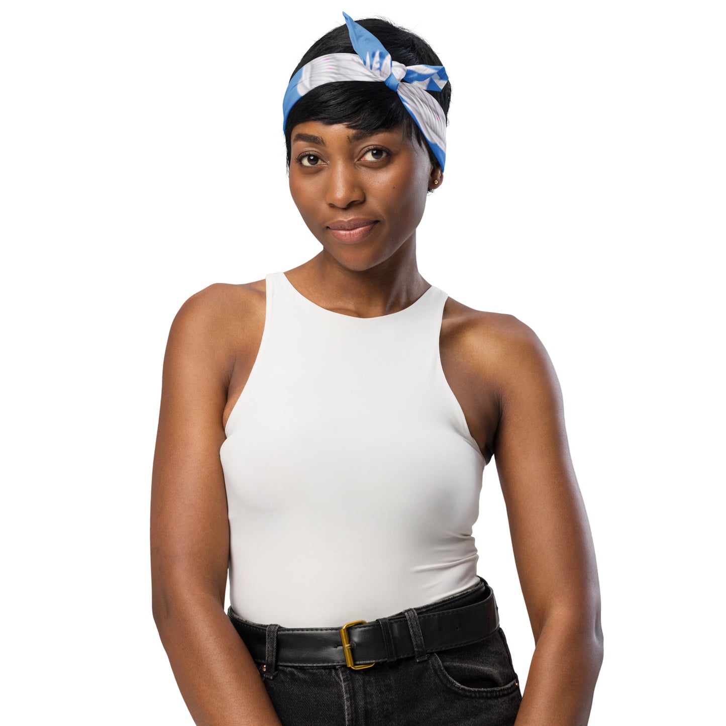 Wings Baby Blue All-over print bandana