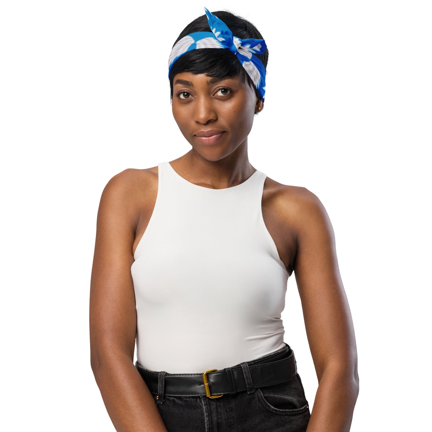 Wings Royal Blue Multi All-over print bandana