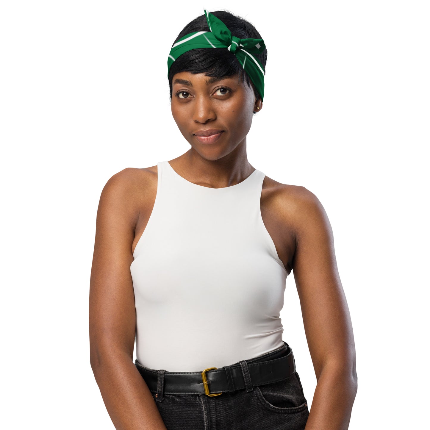 Infinity Emerlad Green All-over print bandana