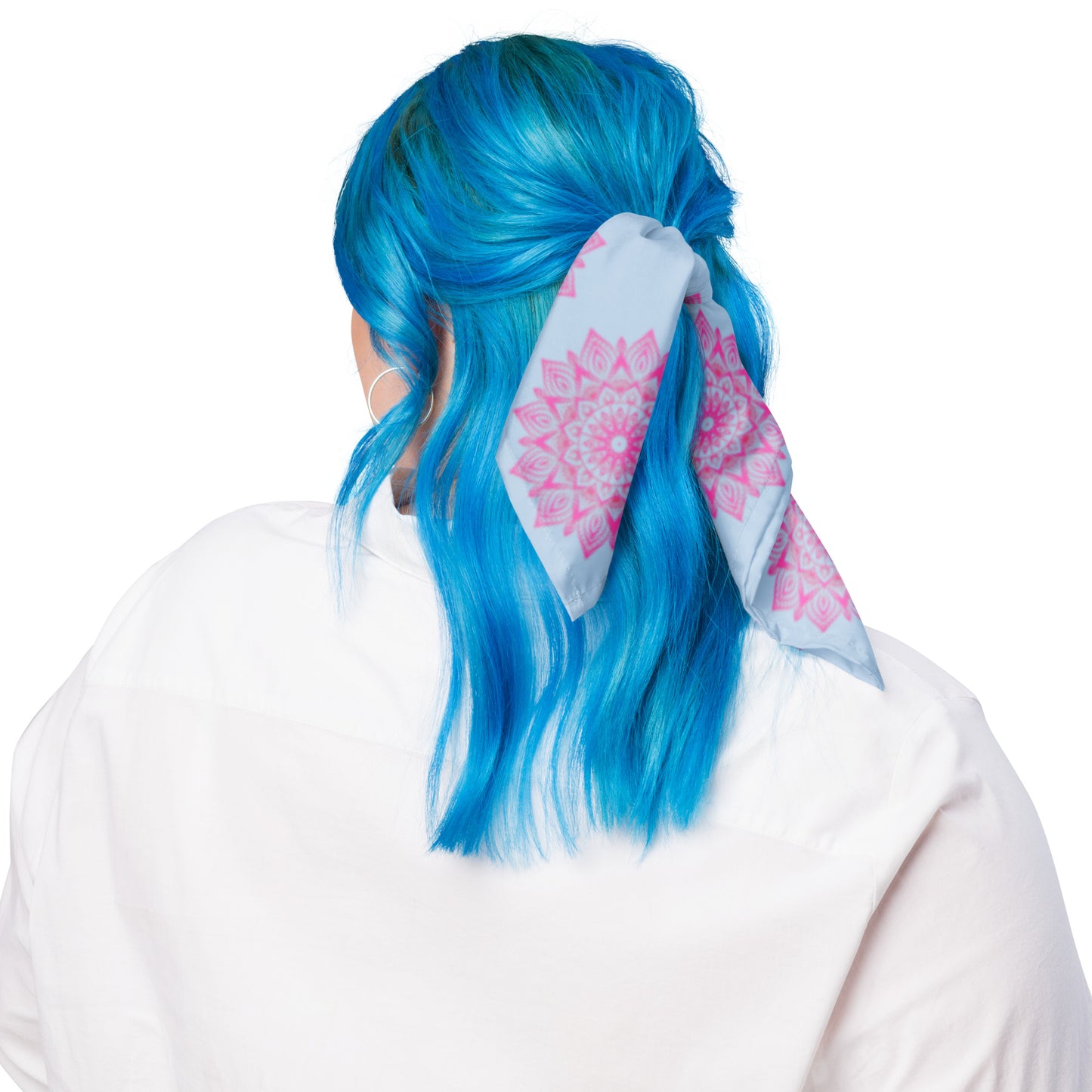 Mandala Logo Blue Pink All-over print bandana