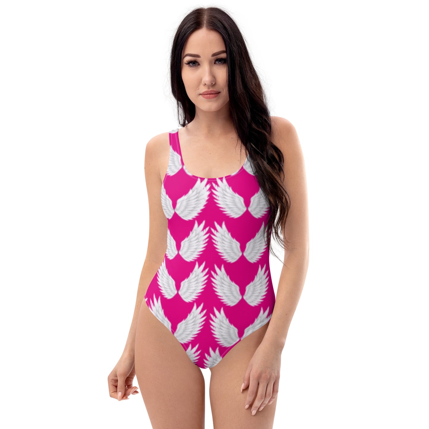 Wings Fuchsia Multi One-Piece Swimsuit