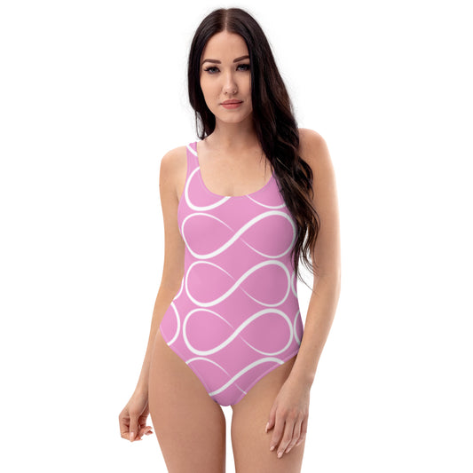 Musk Pink Infinity One-Piece Swimsuit