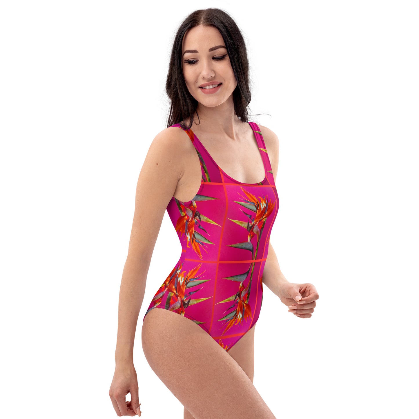 Florescence Pink Paradise Multi One-Piece Swimsuit