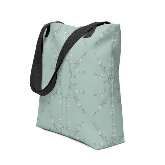 Spring Blossom Eau de Nil Tote bag