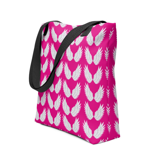 Wings Fuchsia Multi  Tote bag