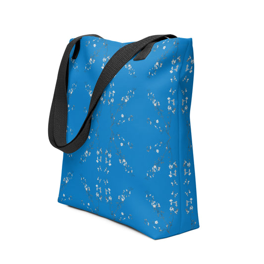 Spring Blossom Royal Blue Tote bag