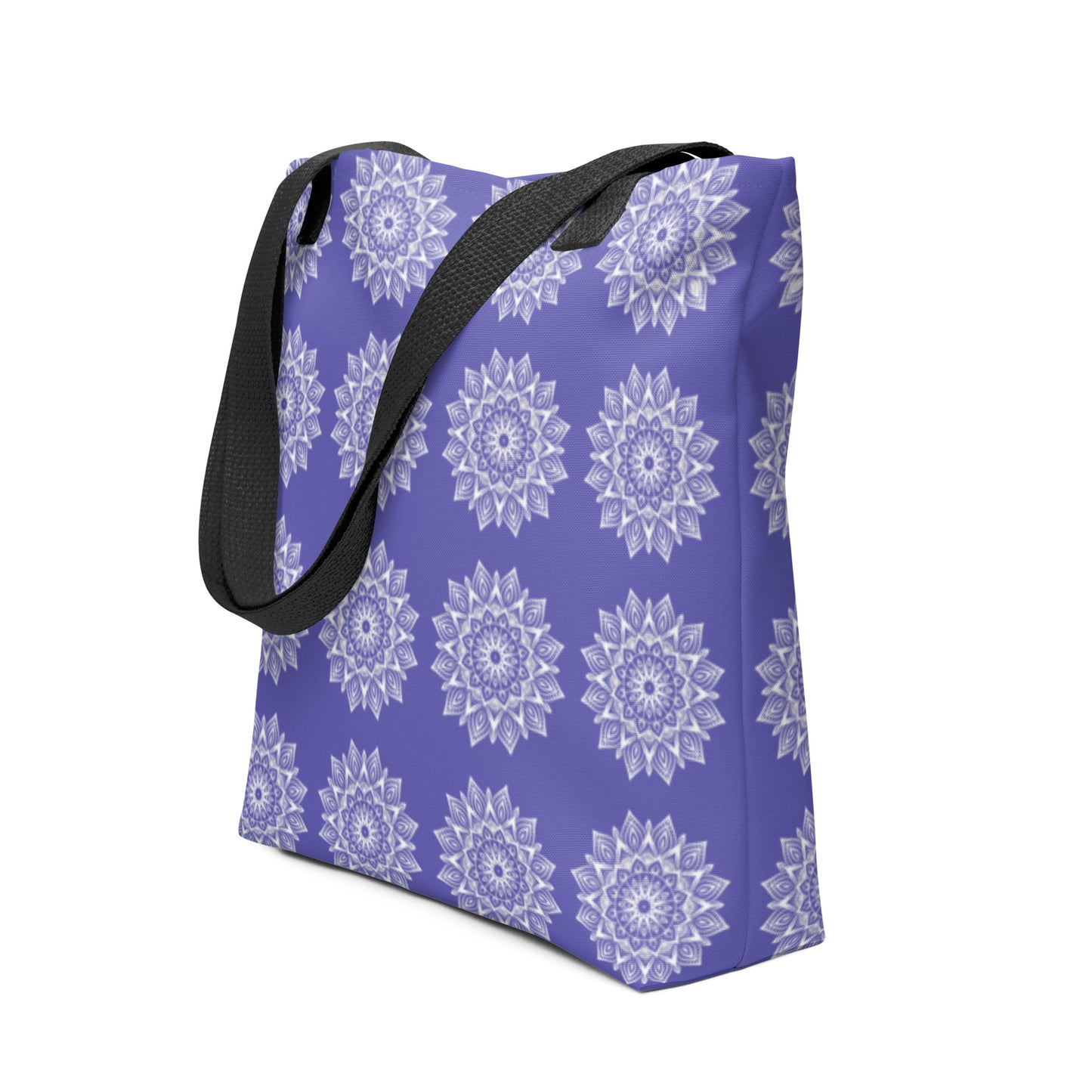 Rainbow Mandala Logo Purple Tote bag