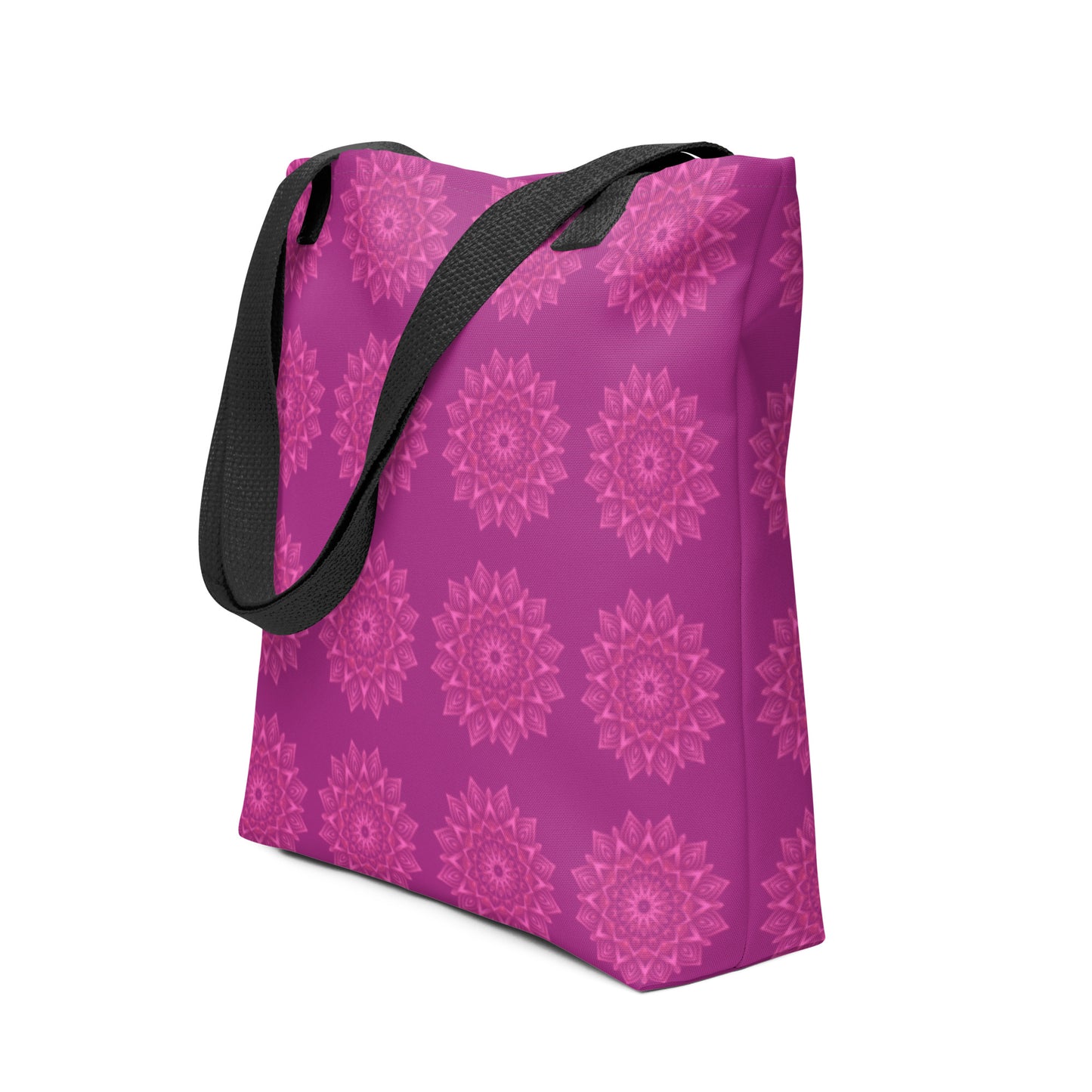 Mandala Logo Mulberry Pink Tote bag