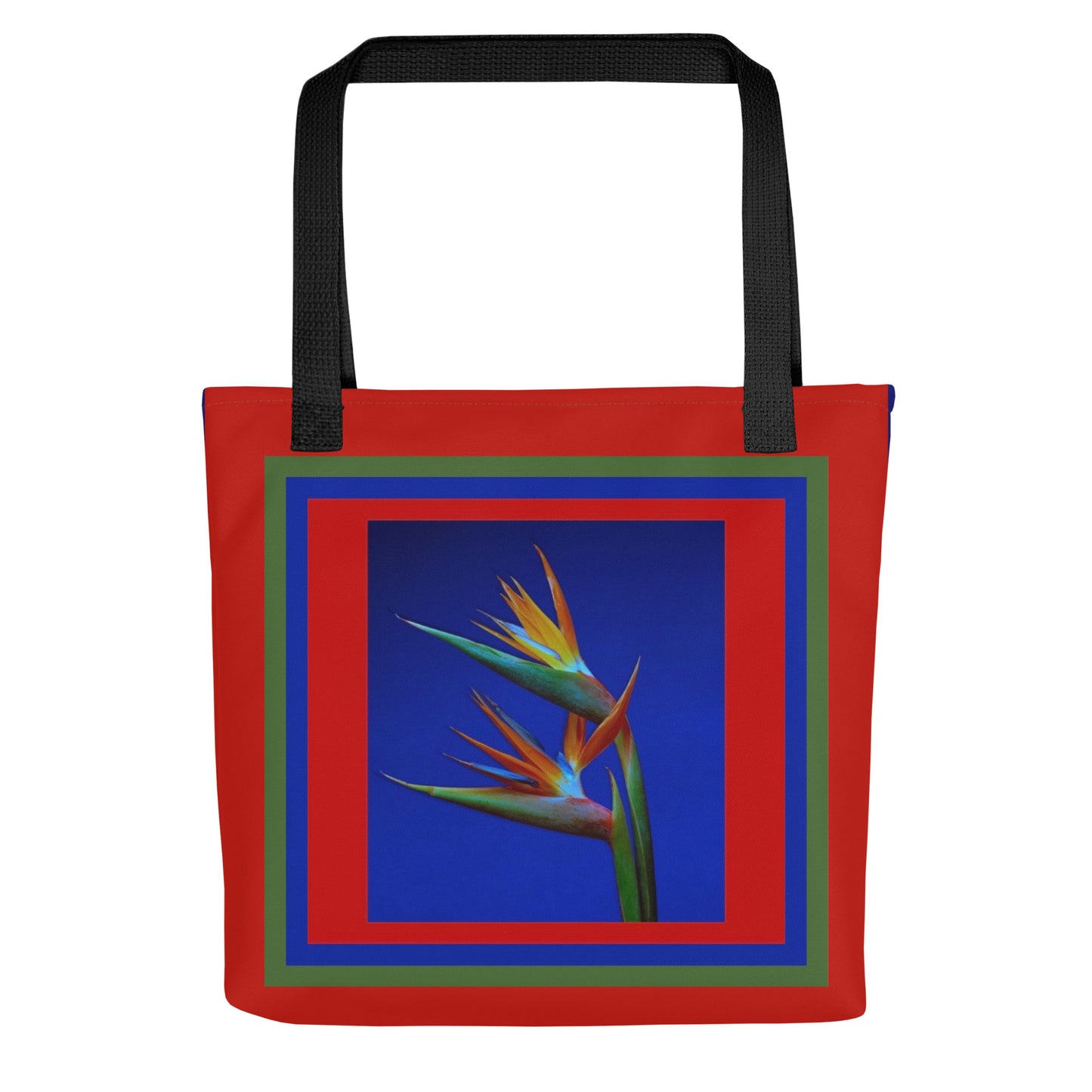 Blue Bird Florescence Tote Bag