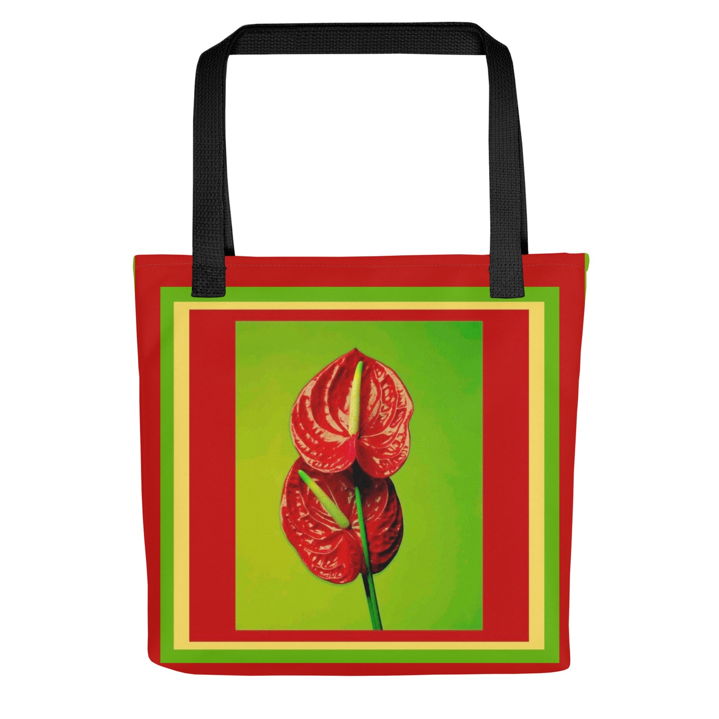 Florescence Rouge Anthurium Tote bag