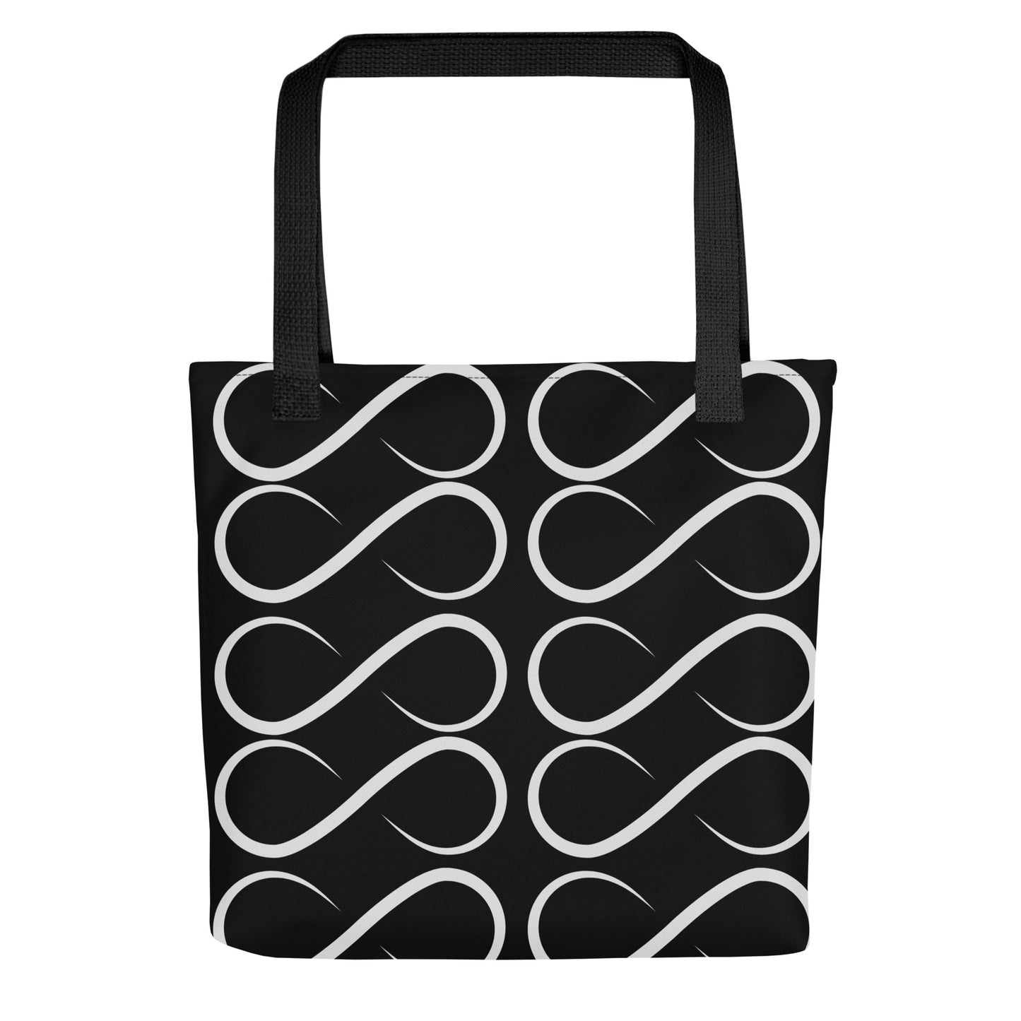 Monochrome Infinity Tote bag