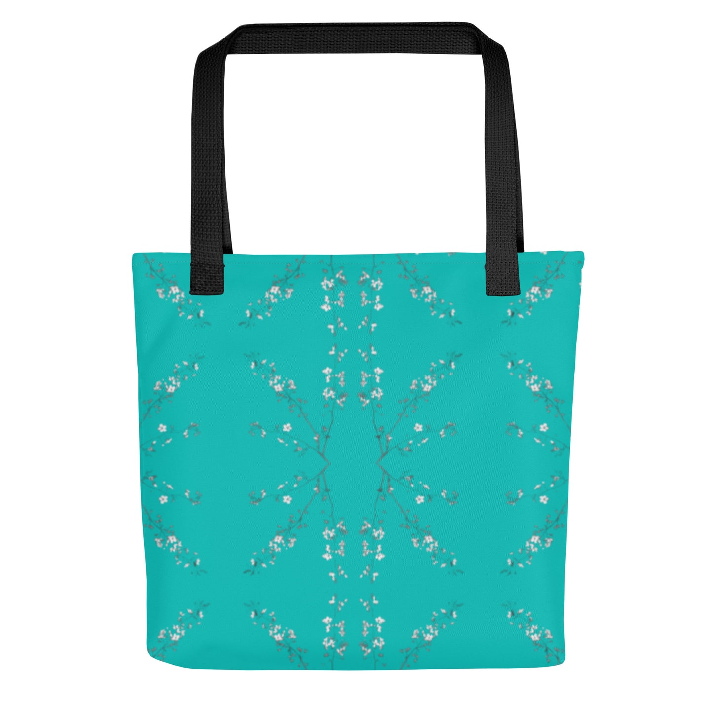 Spring Blossom Turquoise Tote bag