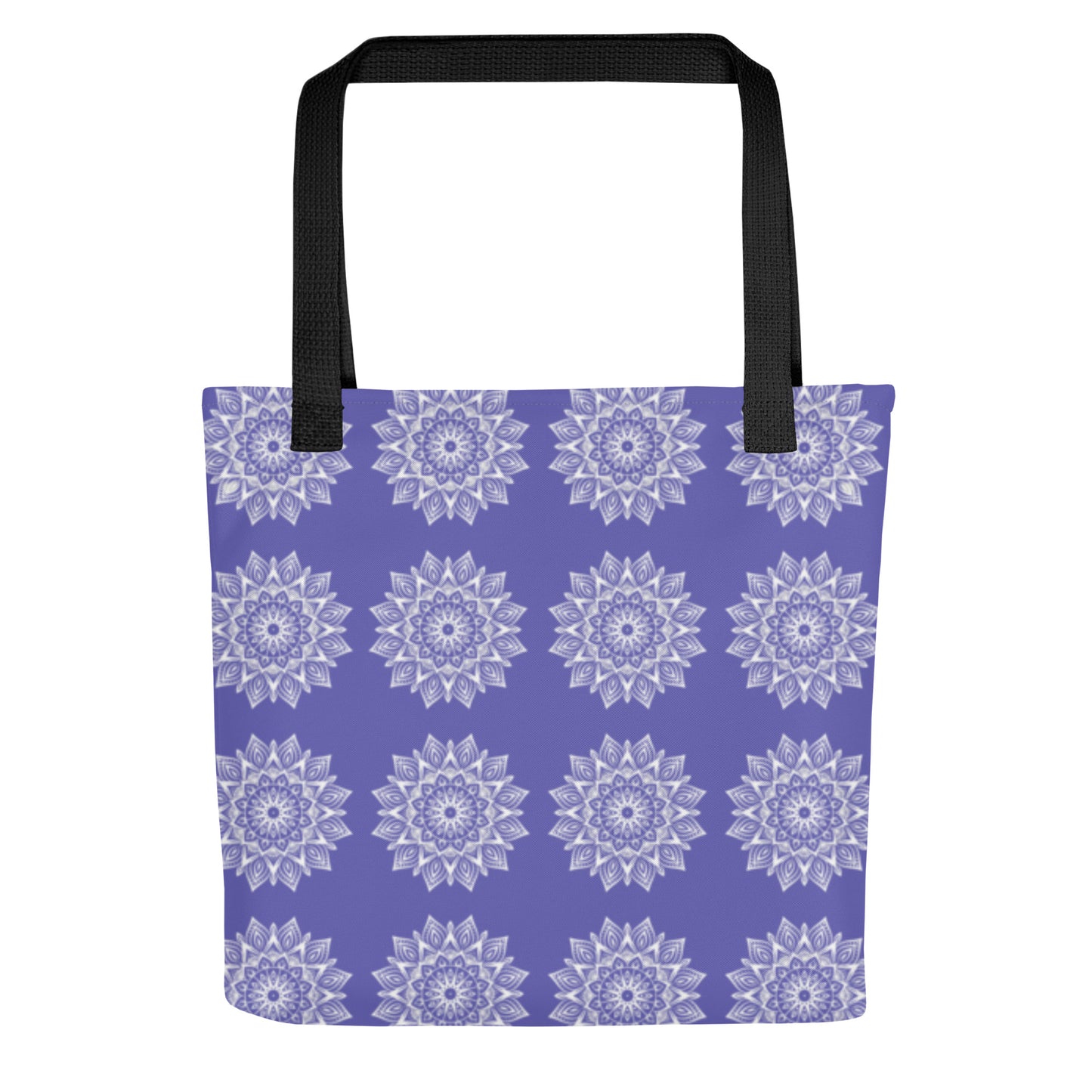 Rainbow Mandala Logo Purple Tote bag