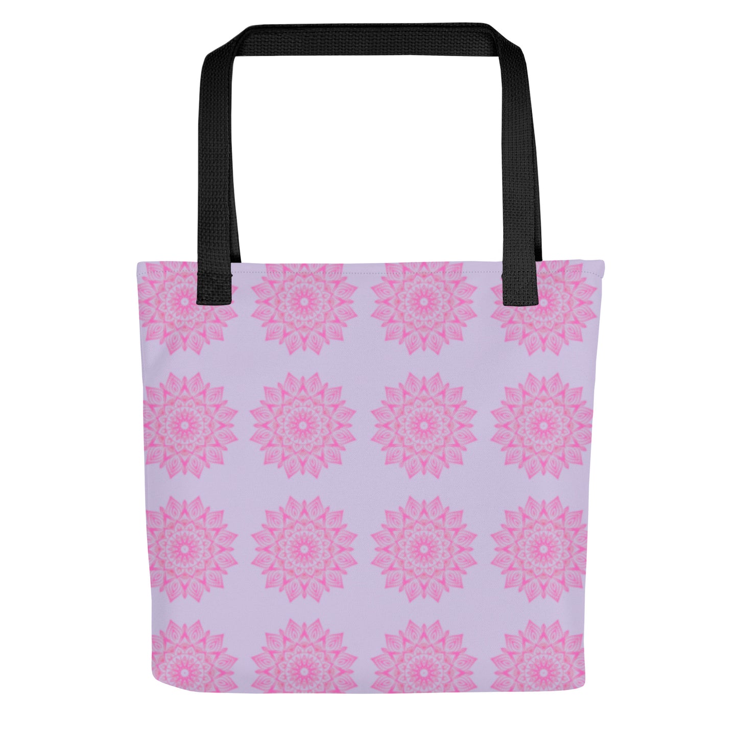 Mandala Logo Lilac Pink Tote bag