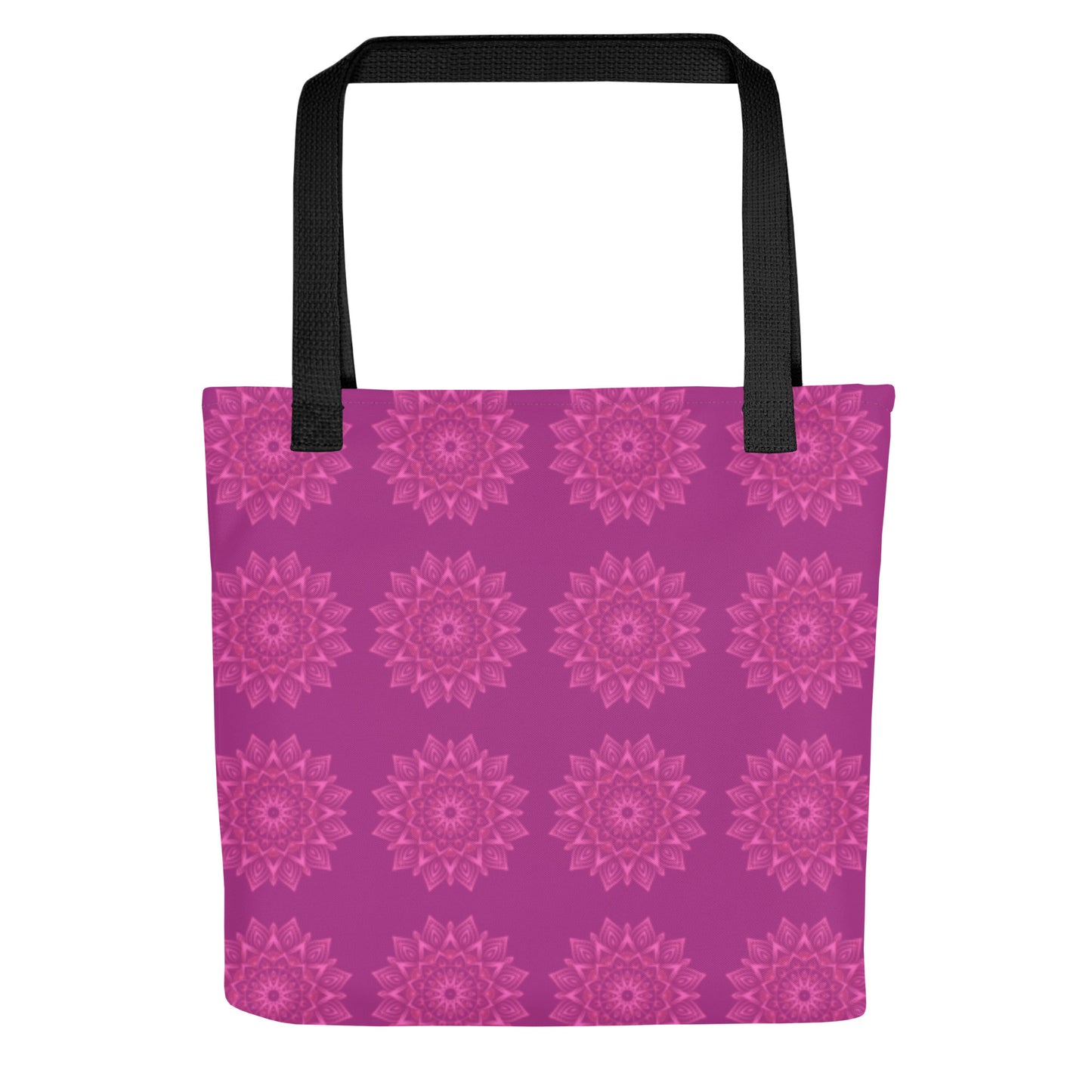 Mandala Logo Mulberry Pink Tote bag