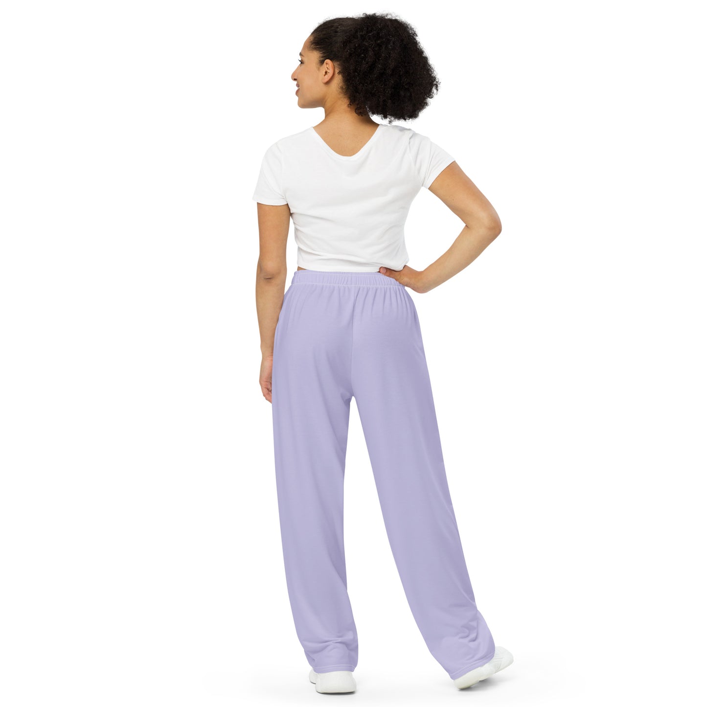 Pastel Lilac wide-leg pants