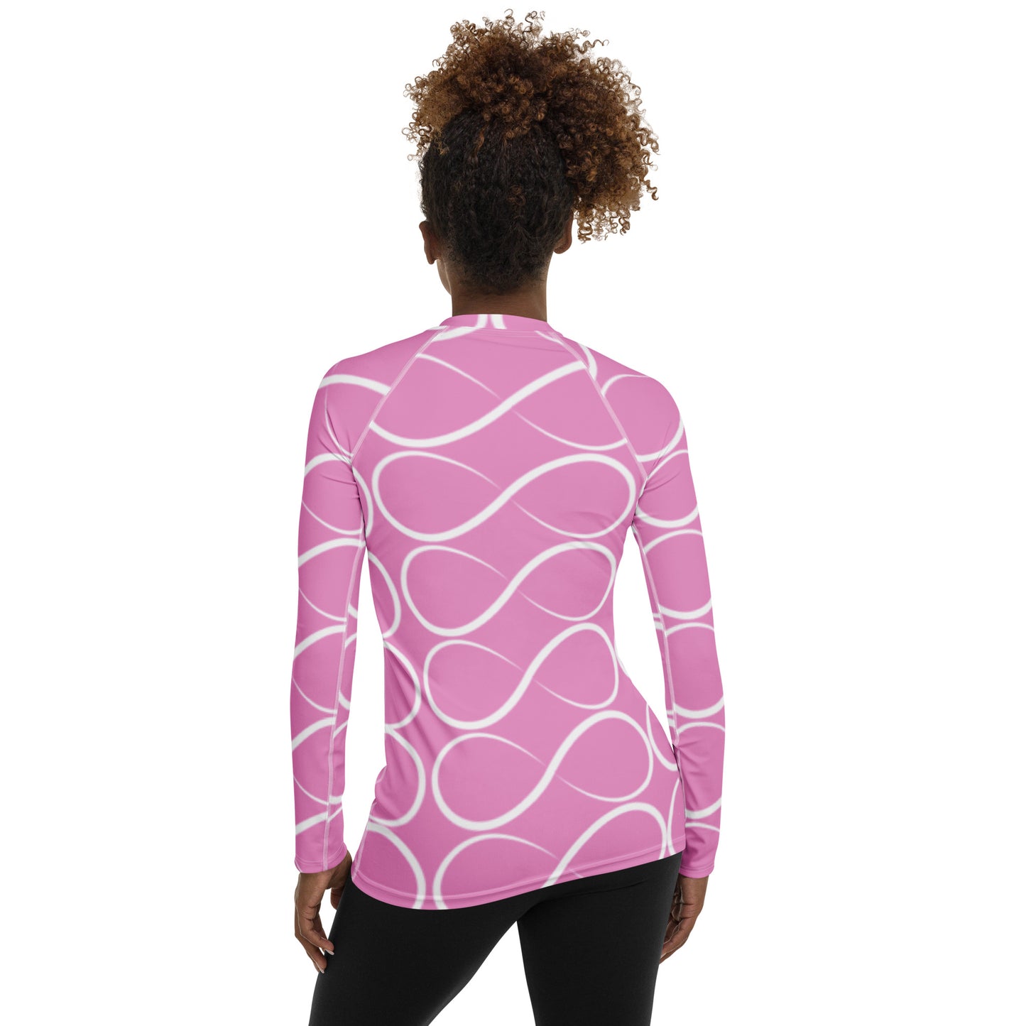 Musk Pink Infinity Women's Rash Guard