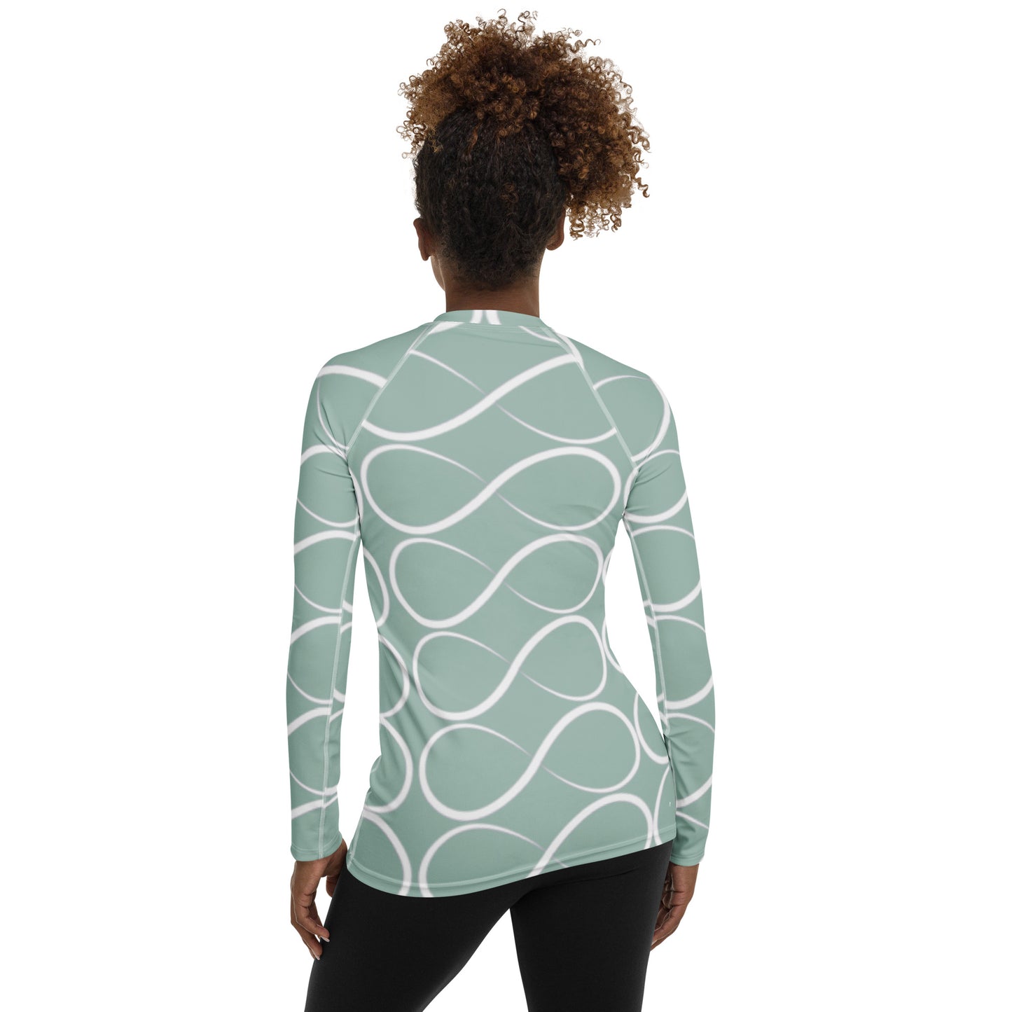 Infinity Eau de Nil  Women's Rash Guard