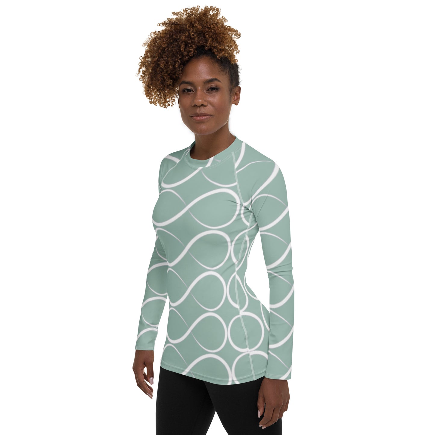 Infinity Eau de Nil  Women's Rash Guard