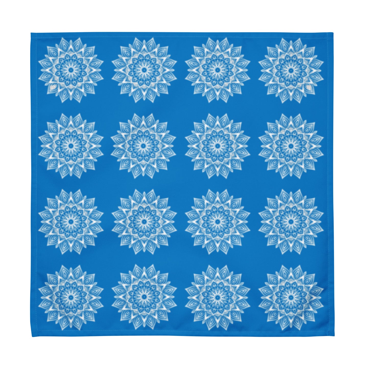 Rainbow Mandala Logo Blue Cloth napkin set