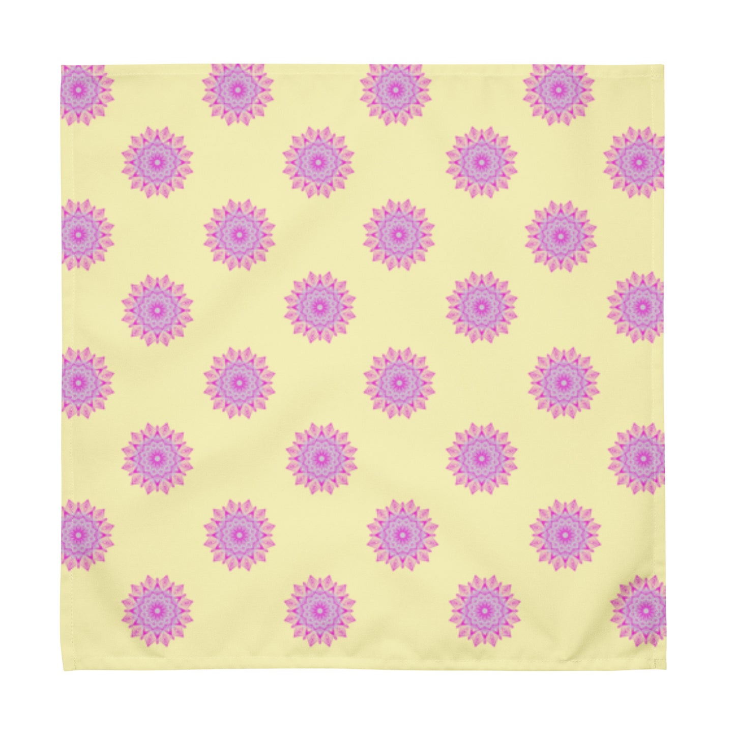 Mandala Logo Lemon Pink Cloth napkin set