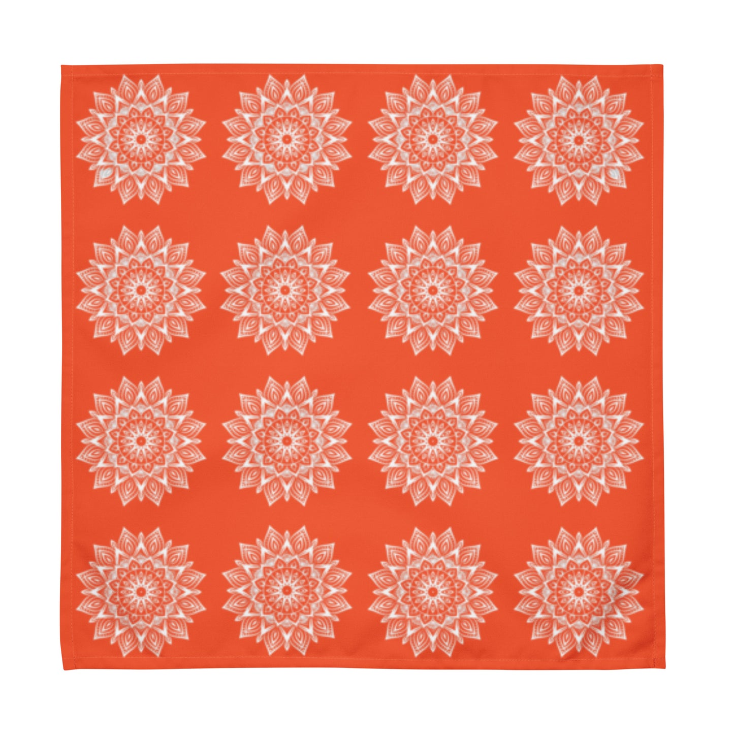 Rainbow Mandala Logo Orange Cloth napkin set