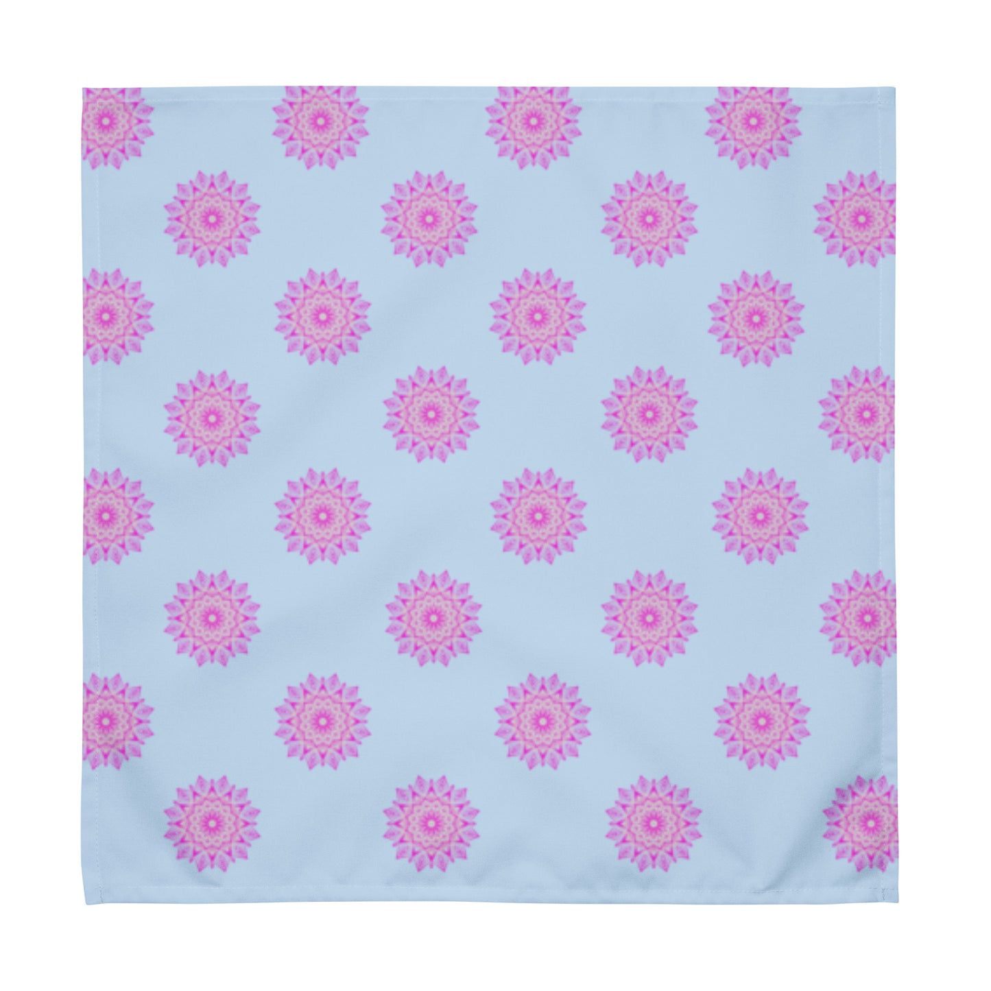 Mandala Logo Blue Pink Cloth napkin set