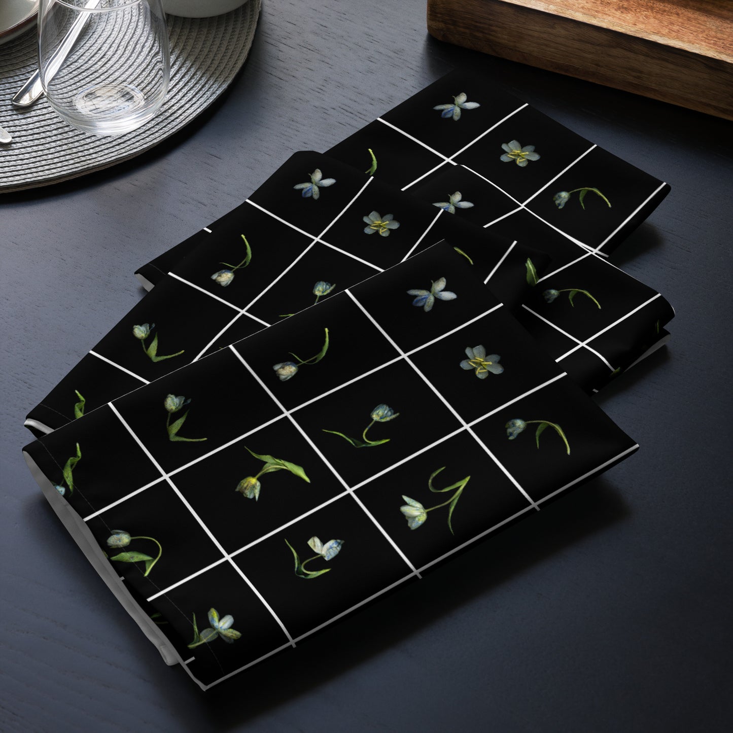 Compendium 80 Florescence Tulips Cloth napkin set