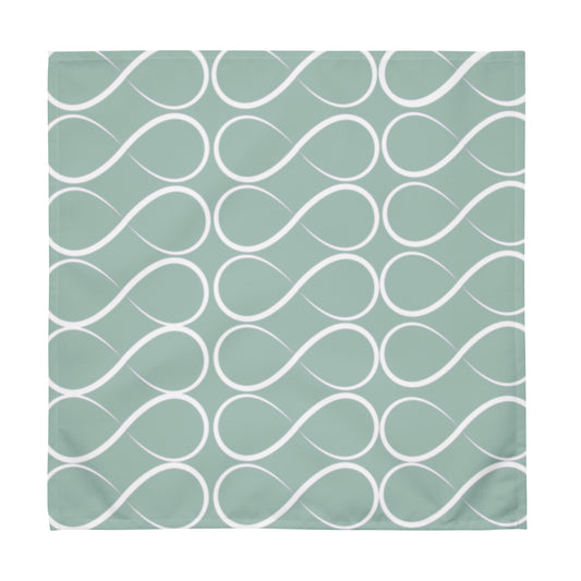 Infinity Eau de Nil Cloth napkin set