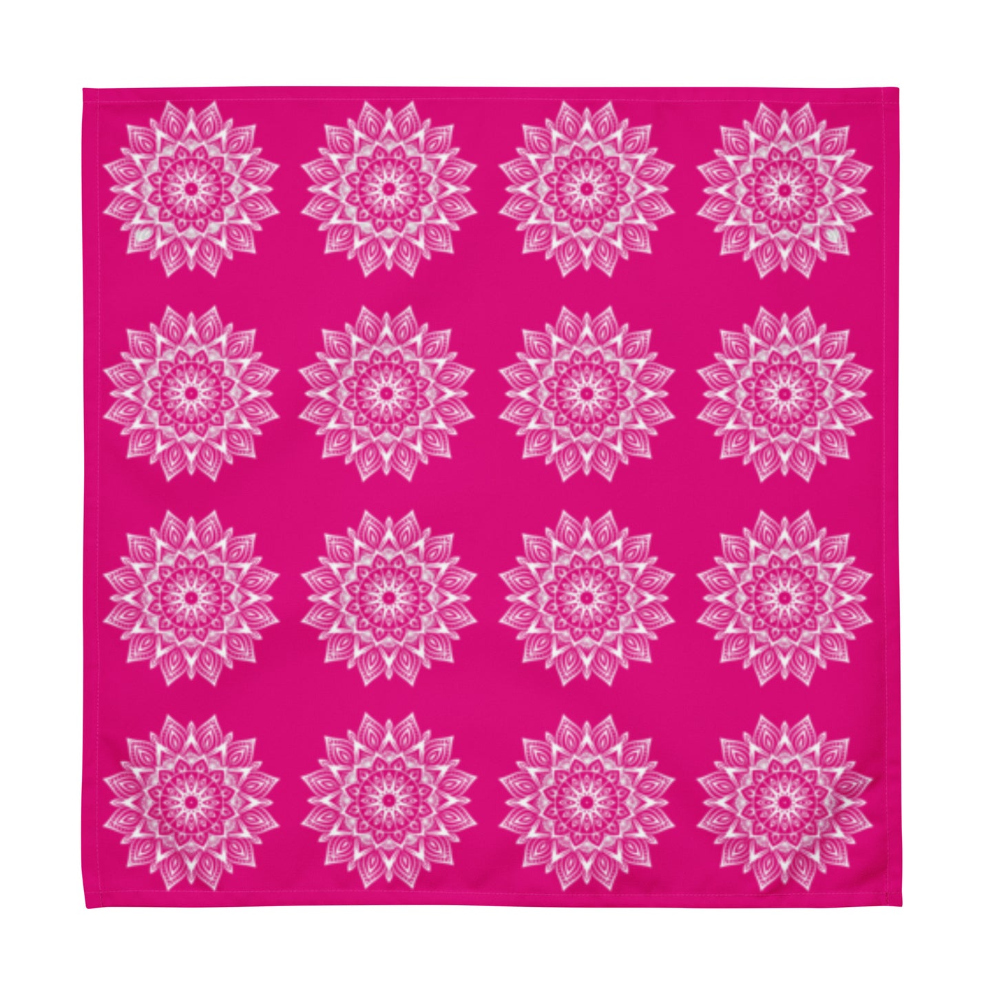 Rainbow Mandala Logo Pink Cloth napkin set