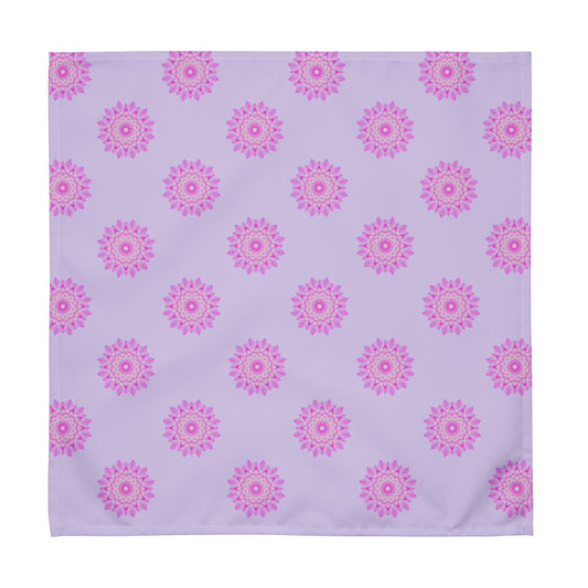 Mandala Logo Lilac Pink Cloth napkin set