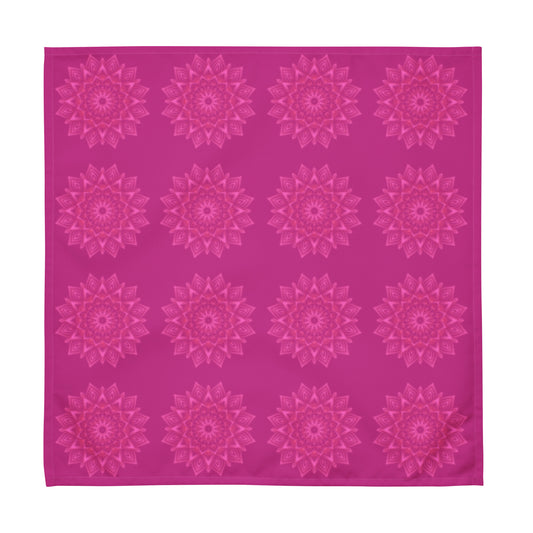 Mandala Logo Mulberry Pink Cloth napkin set