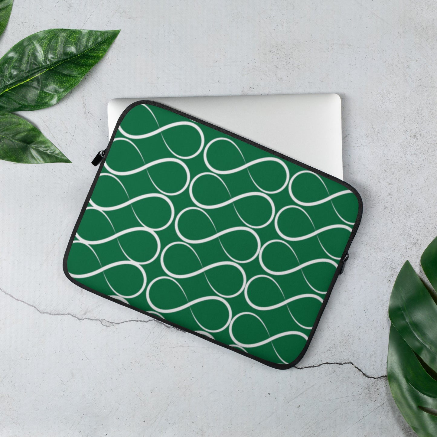 Infinity Emerald Green  Laptop Sleeve