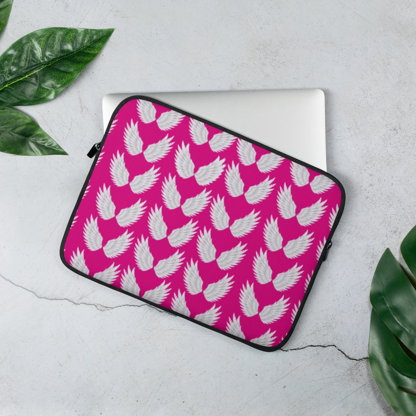 Wings Fuchsia Multi Laptop Sleeve